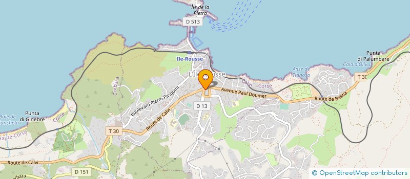 localisation de l'entreprise MONSIEUR ARNAUD COSTA à L'ILE-ROUSSE