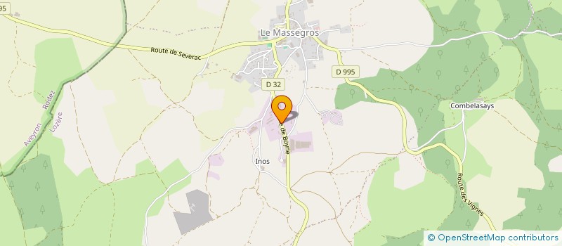 localisation de l'entreprise MONSIEUR ARNAUD COSTES  MASSEGROS CAUSSES GORGES