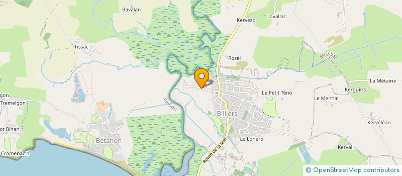 localisation de l'entreprise MONSIEUR ARNAUD COTTY  LE GUERNO