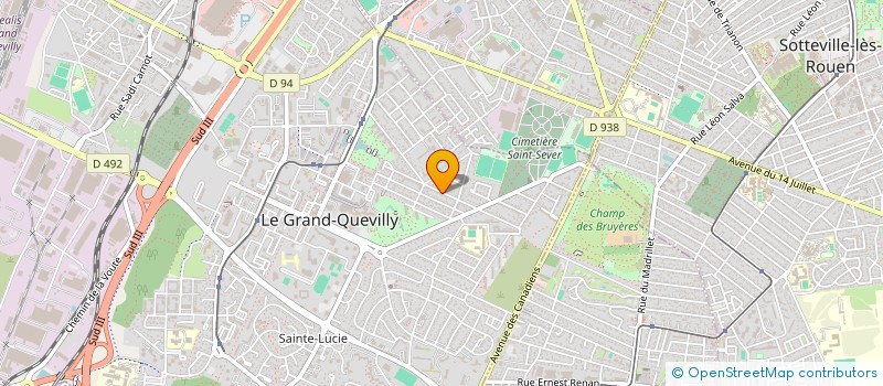 localisation de l'entreprise MONSIEUR ARNAUD COUEFFE  LE GRAND-QUEVILLY