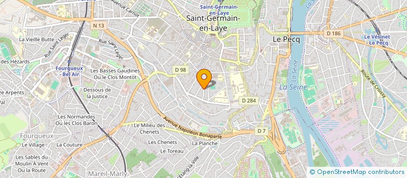 localisation de l'entreprise MONSIEUR ARNAUD COUESNON  SAINT-GERMAIN-EN-LAYE