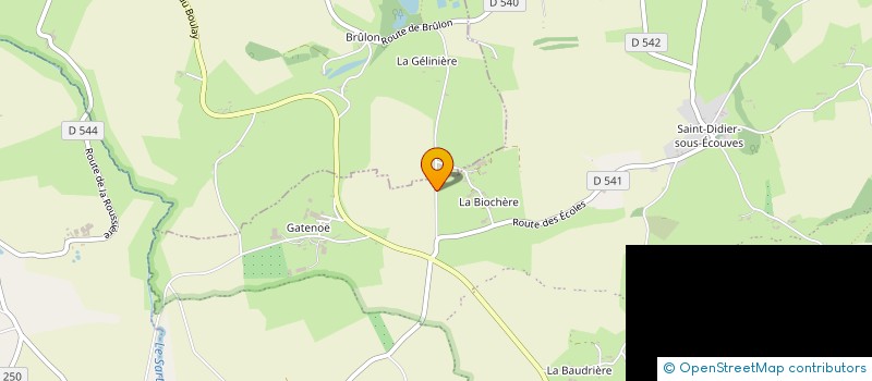 localisation de l'entreprise MONSIEUR ARNAUD COURSIN à ROUPERROUX
