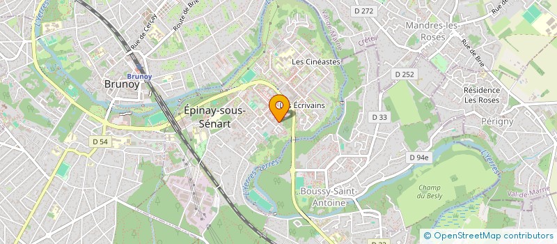 localisation de l'entreprise MONSIEUR ARNAUD COUSERGUE à EPINAY-SOUS-SENART