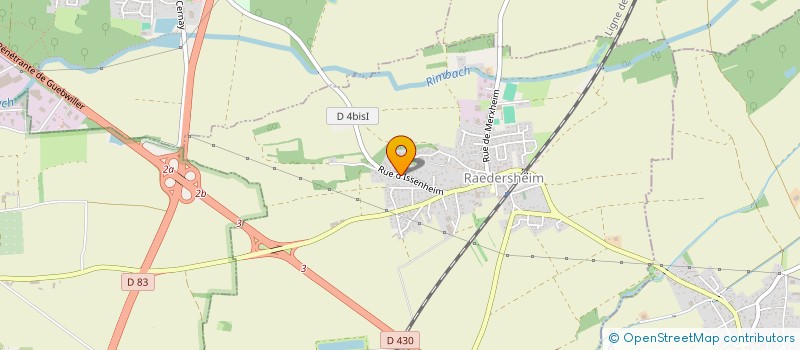 localisation de l'entreprise MONSIEUR ARNAUD COUSSON  RAEDERSHEIM