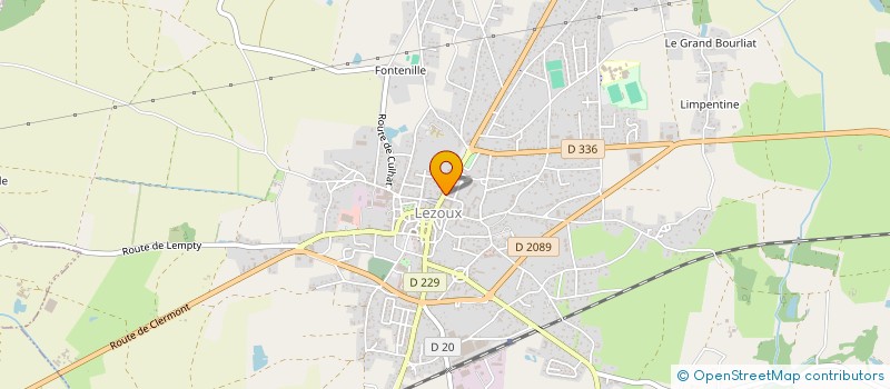 localisation de l'entreprise MONSIEUR ARNAUD COUYRAS  LEZOUX