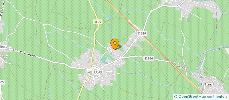 localisation de l'entreprise MONSIEUR ARNAUD COUZINET  GINESTAS