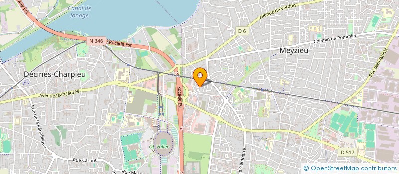 localisation de l'entreprise MONSIEUR ARNAUD CREDEVILLE  MEYZIEU