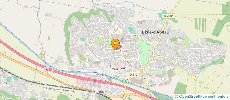 localisation de l'entreprise MONSIEUR ARNAUD CREMONESI à L'ISLE-D'ABEAU