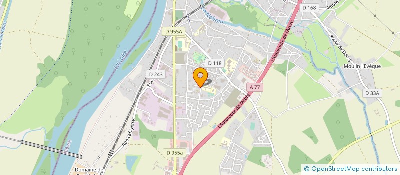 localisation de l'entreprise MONSIEUR ARNAUD CREPS à COSNE COURS SUR LOIRE