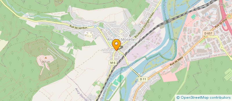 localisation de l'entreprise MONSIEUR ARNAUD CRESSONNIER  ARS-SUR-MOSELLE