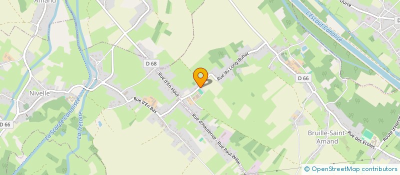 localisation de l'entreprise MONSIEUR ARNAUD CRISPEELS  BRUILLE-SAINT-AMAND