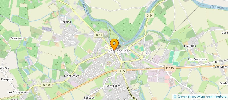 localisation de l'entreprise MONSIEUR ARNAUD CUBERTAFOND  NEGREPELISSE