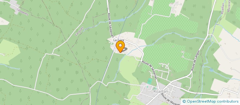 localisation de l'entreprise MONSIEUR ARNAUD CUEGNIET  ROAILLAN