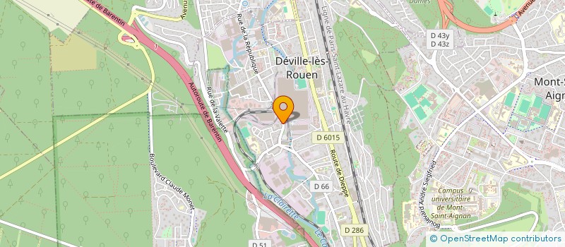 localisation de l'entreprise MONSIEUR ARNAUD CUILLANDRE à DEVILLE-LES-ROUEN