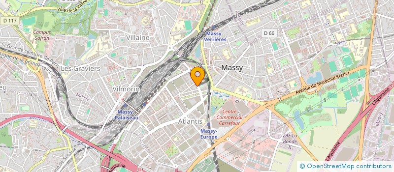 localisation de l'entreprise MONSIEUR ARNAUD D ALBIGNAC à MASSY