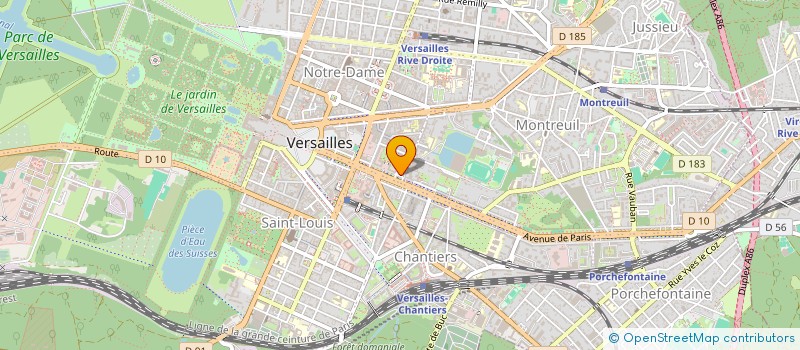 localisation de l'entreprise MONSIEUR ARNAUD D'HUART à VERSAILLES