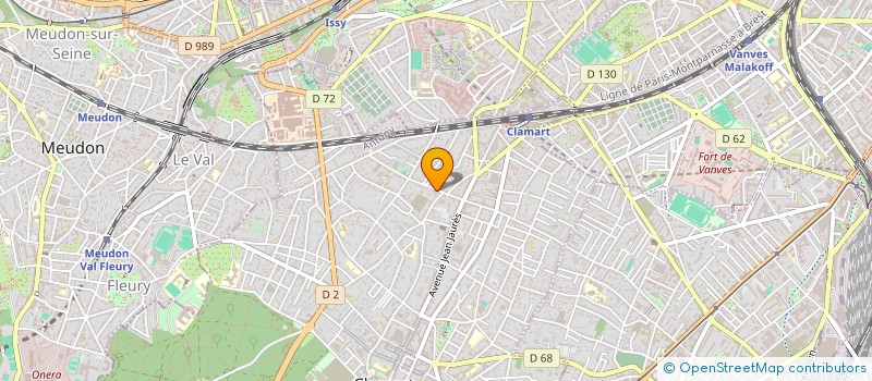 localisation de l'entreprise MONSIEUR ARNAUD DABANCOURT  CLAMART