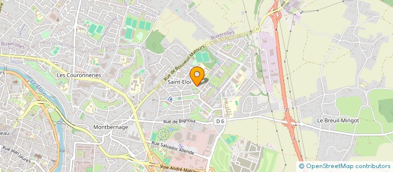 localisation de l'entreprise MONSIEUR ARNAUD DADU  POITIERS