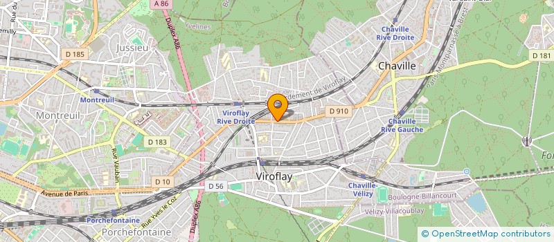 localisation de l'entreprise MONSIEUR ARNAUD DAMELINCOURT à VIROFLAY