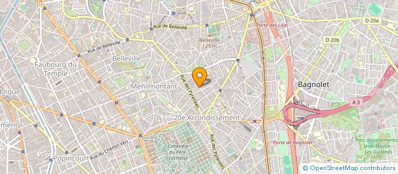 localisation de l'entreprise MONSIEUR ARNAUD DAMERON  PARIS