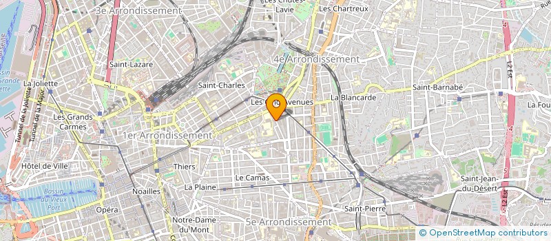 localisation de l'entreprise MONSIEUR ARNAUD DAMORE  MARSEILLE