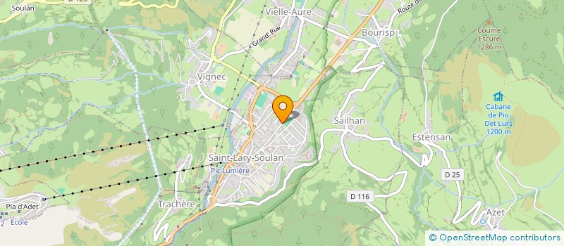 localisation de l'entreprise MONSIEUR ARNAUD DANIEL  SAINT-LARY-SOULAN