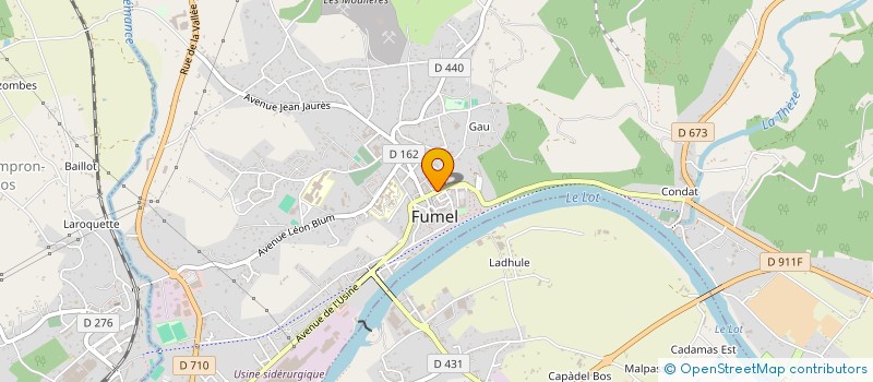 localisation de l'entreprise MONSIEUR ARNAUD DARCY  FUMEL