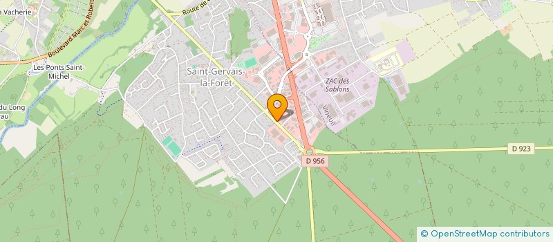 localisation de l'entreprise MONSIEUR ARNAUD DARGIER DE SAINT VAULRY  SAINT-GERVAIS-LA-FORET