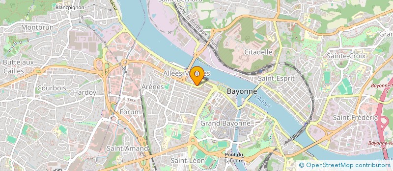 localisation de l'entreprise MONSIEUR ARNAUD DARRITCHON à BAYONNE