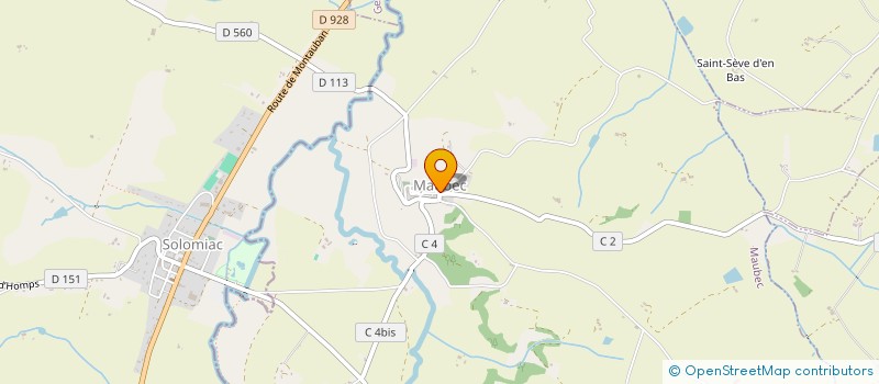 localisation de l'entreprise MONSIEUR ARNAUD DARTIGUES  MAUBEC