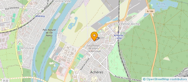 localisation de l'entreprise MONSIEUR ARNAUD DASTGHEIB BEHECHTI à ACHERES
