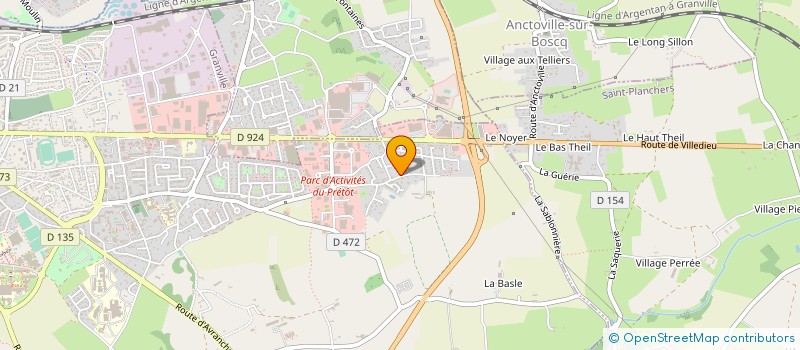 localisation de l'entreprise MONSIEUR ARNAUD DAUDON  GRANVILLE