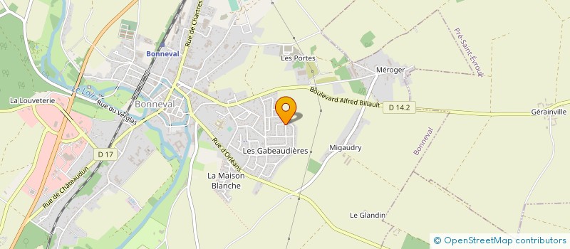 localisation de l'entreprise MONSIEUR ARNAUD DAUVERGNE  BONNEVAL