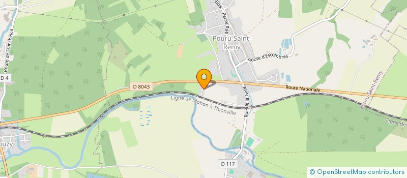 localisation de l'entreprise MONSIEUR ARNAUD DAVENNE  POURU-SAINT-REMY