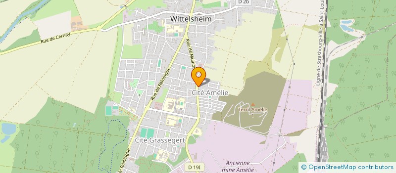 localisation de l'entreprise MONSIEUR ARNAUD DAY  WITTELSHEIM