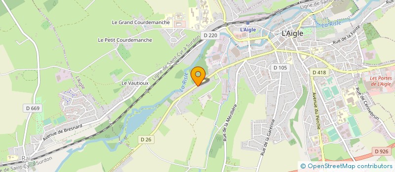 localisation de l'entreprise MONSIEUR ARNAUD DE BEAUSSE à L'AIGLE