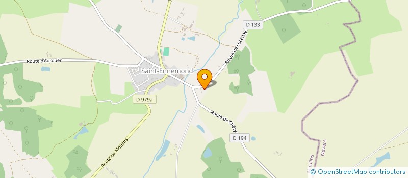 localisation de l'entreprise MONSIEUR ARNAUD DE CANTELOUBE DE MARMIES  YZEURE