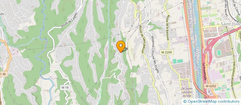 localisation de l'entreprise MONSIEUR ARNAUD DE CILLIA  LA GAUDE