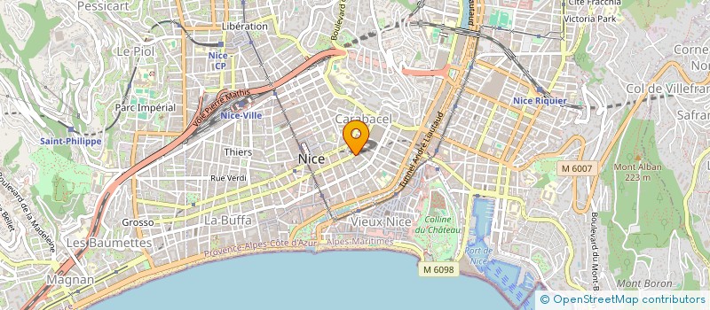 localisation de l'entreprise MONSIEUR ARNAUD DE FERRIER DE MONTAL à NICE