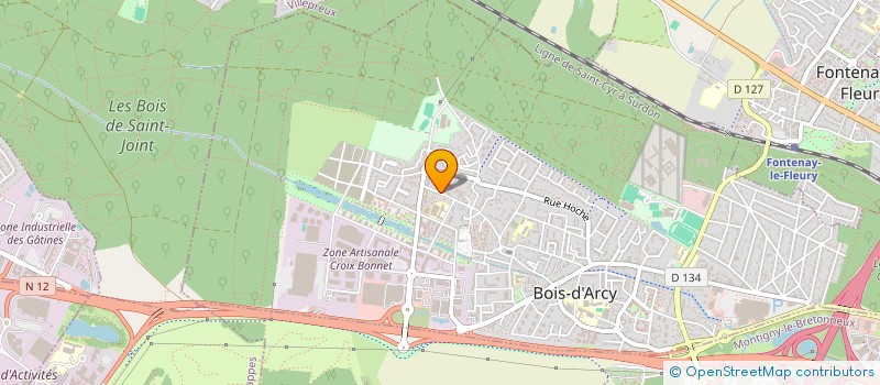 localisation de l'entreprise MONSIEUR ARNAUD DE FINANCE DE CLAIRBOIS  BOIS-D'ARCY