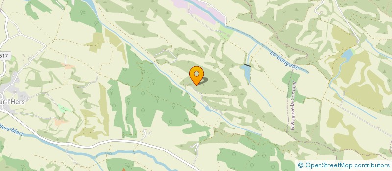 localisation de l'entreprise MONSIEUR ARNAUD DE KERMEL  PAYRA-SUR-L'HERS