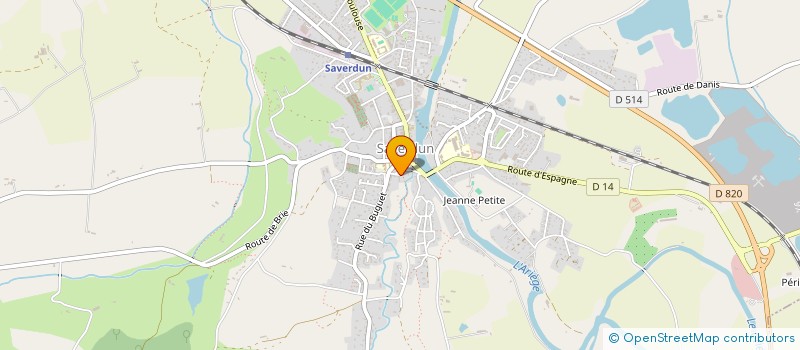 localisation de l'entreprise MONSIEUR ARNAUD DE LAPORTALIERE à SAVERDUN