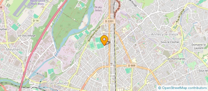 localisation de l'entreprise MONSIEUR ARNAUD DE MONDENARD DE MONIE à ANNECY