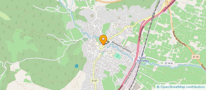 localisation de l'entreprise MONSIEUR ARNAUD DE OLIVEIRA  CUERS