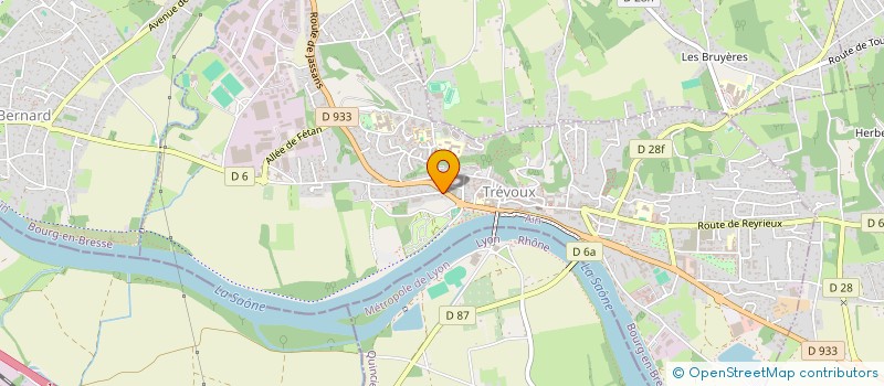 localisation de l'entreprise MONSIEUR ARNAUD DE WILLECOT CHEVALIER DE RINCQUESEN  TREVOUX