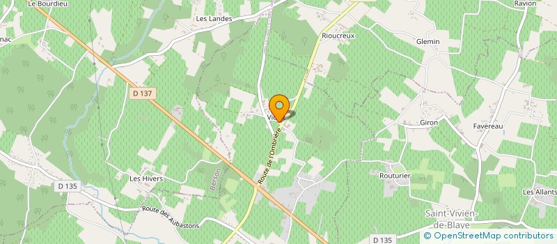 localisation de l'entreprise MONSIEUR ARNAUD DEBANDE  TEUILLAC