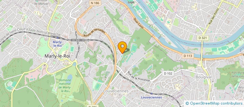 localisation de l'entreprise MONSIEUR ARNAUD DEBAY  LOUVECIENNES