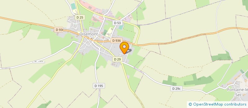 localisation de l'entreprise MONSIEUR ARNAUD DEBERT à OISEMONT