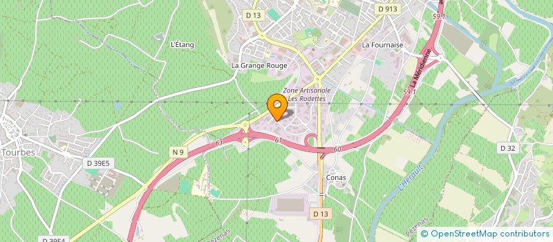localisation de l'entreprise MONSIEUR ARNAUD DEBOIS  PEZENAS