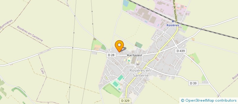 localisation de l'entreprise MONSIEUR ARNAUD DEBRAS  ROSIERES-EN-SANTERRE